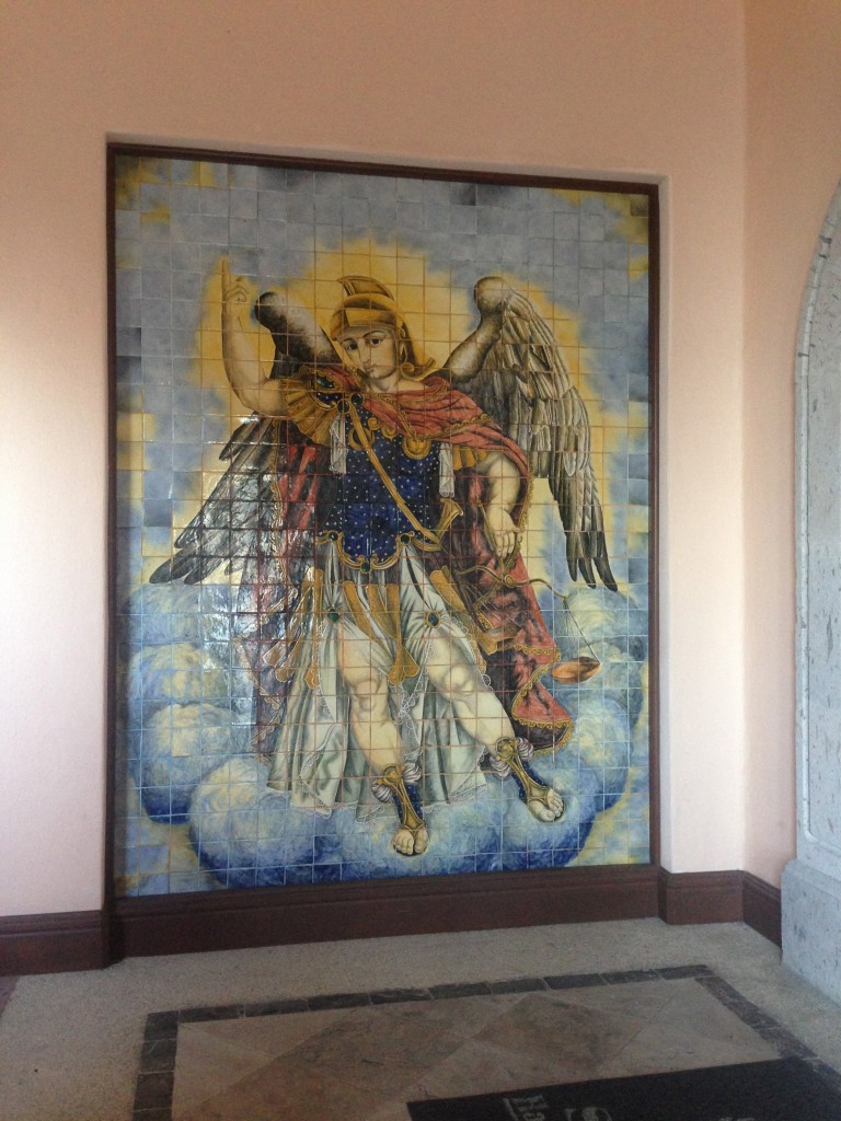 Tile mural at Sheraton Hacienda del Sol.