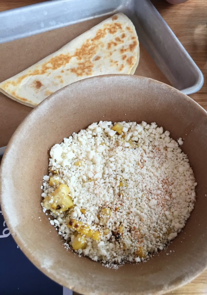 One Nashville experience to have is grilled corn topped with cotija cheese at Bartaco.
