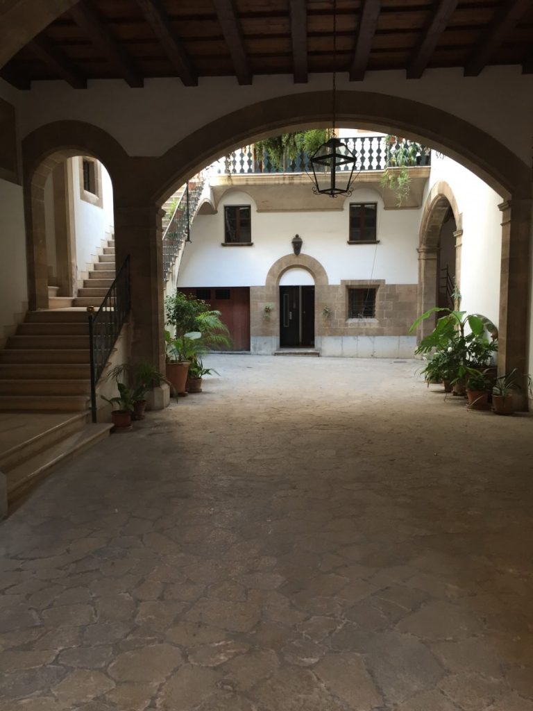 Common but still spectacular courtyard in Palma.
