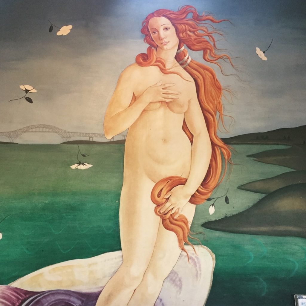 A local take on Botticelli at the Water Street Oyster Bar, Corpus Christi.