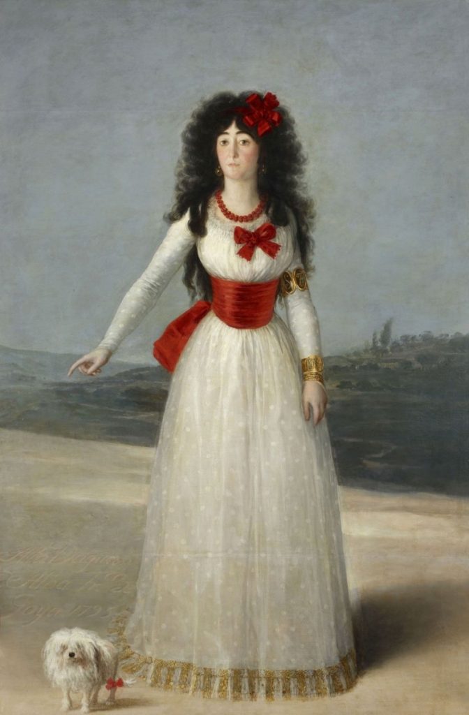 The White Duchess by Francisco Goya.
