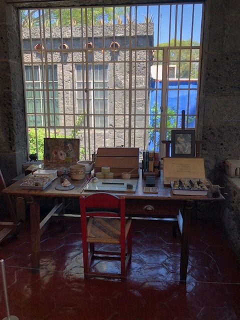Frida's studio.