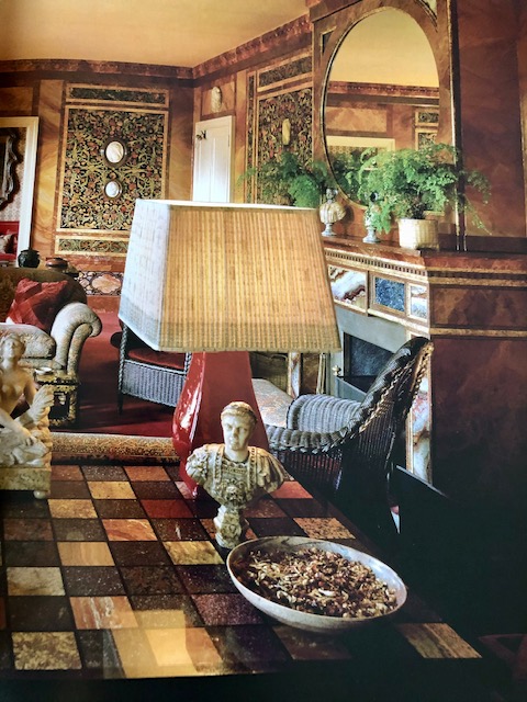 Milan sitting room by Renzo Mongiardino. (Photo: Massimo Listri)