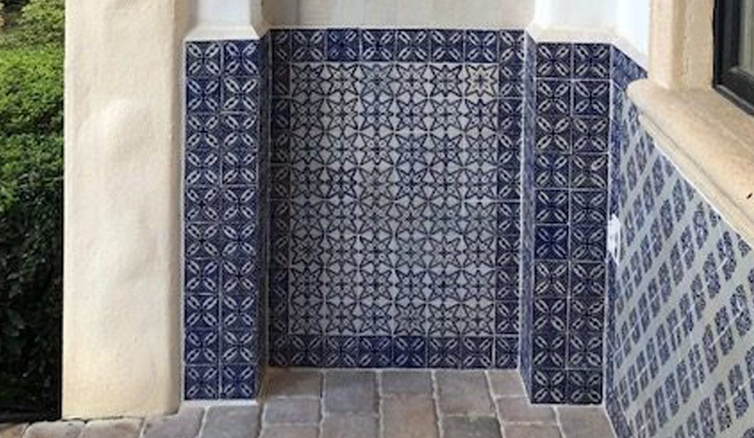 Exterior tile: not just for fountains