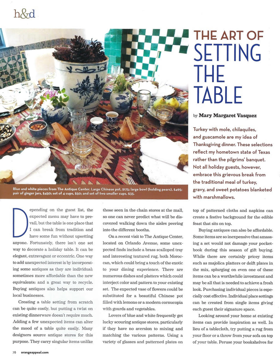 Timeless Appeal article - page 1 - by interior designer Mary Margaret Vasquez - livingroom