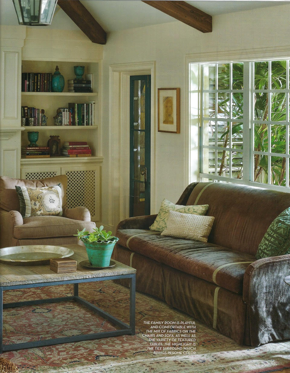 Timeless Appeal article - page 6 - by interior designer Mary Margaret Vasquez - livingroom