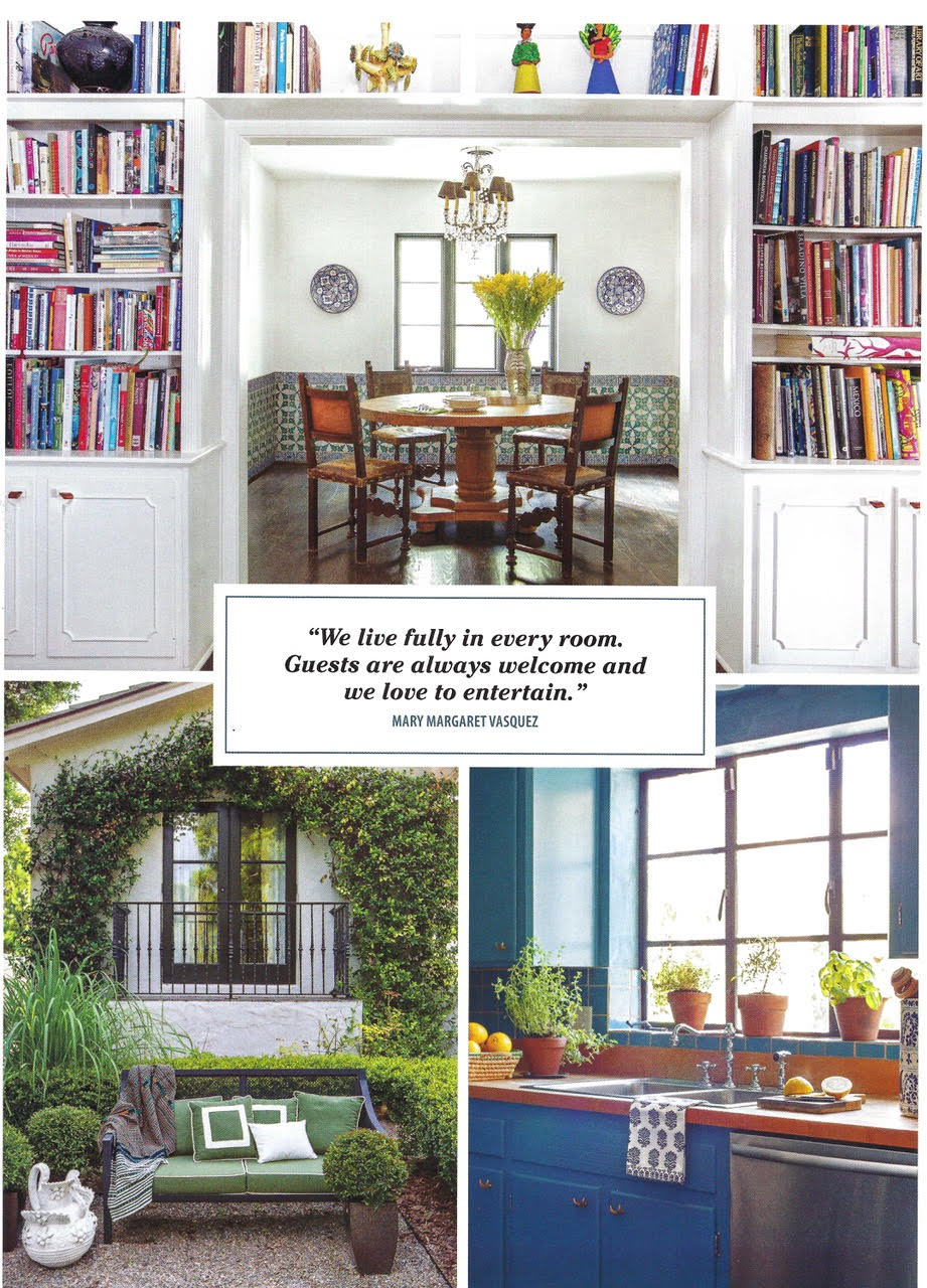 Colorful Character article - page 7- design by interior designer Mary Margaret Vasquez - welcoming spaces